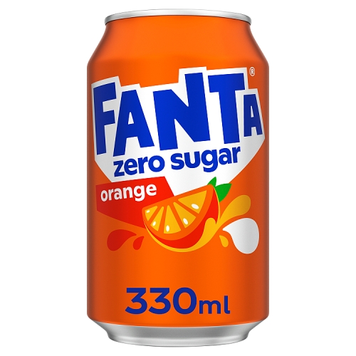 FANTA ORANGE ZERO CAN 24X 330ML