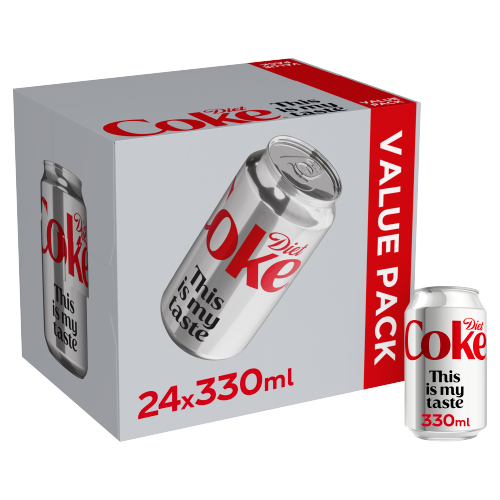 COKE DIET 24PK 330ML