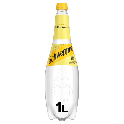 SCHWEPPES TONIC WATER PET 1L
