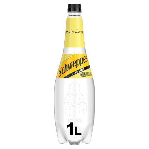 SCHWEPPES SLIMLINE TONIC WATER PET 1L