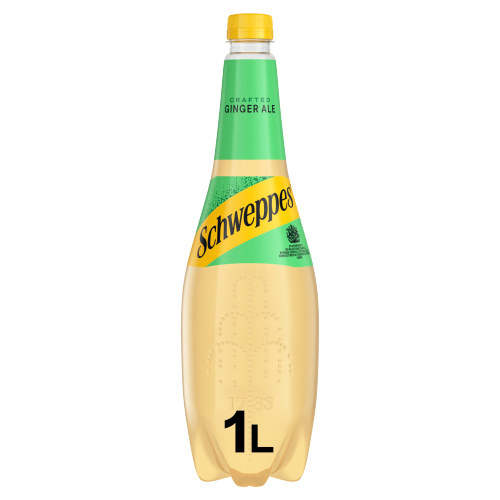 SCHWEPPES CANADA DRY GINGER ALE PET 1L