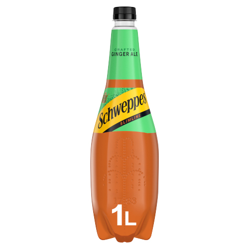 SCHWEPPES CANADA DRY SLIMLINE GINGER ALE PET 1L