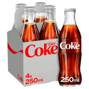 DIET COKE 4PK 250ML