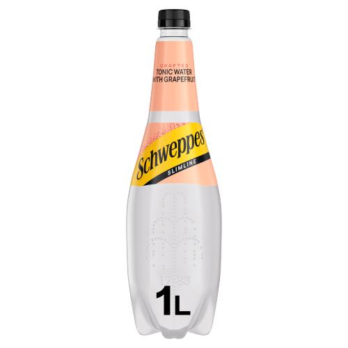SCHWEPPES SLIMLINE GRAPEFUIT TONIC WATER 1L