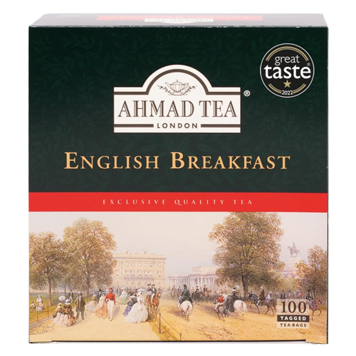 AHMAD TEAS ENGLISH BREAKFAST 100 TEA BAGS 2G