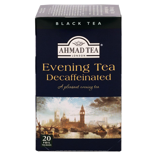 AHMAD TEAS EVENING TEA DECAFF 20 TEA BAGS