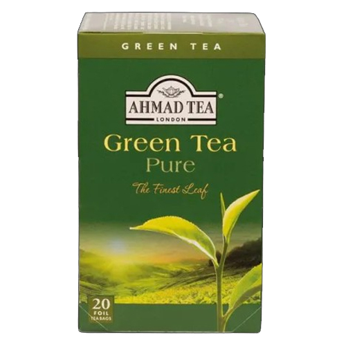 AHMAD TEAS GREEN TEA PURE 20 TEA BAGS