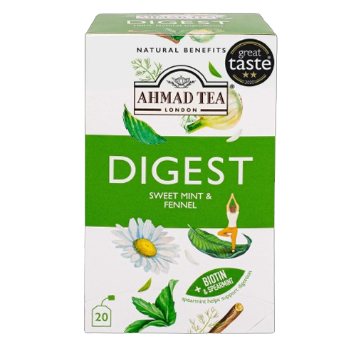 AHMAD TEAS DIGEST SWEET MINT IN FENNEL 20 TEA BAGS