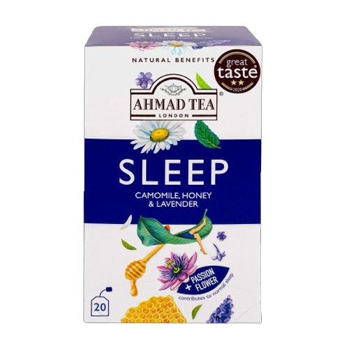 AHMAD TEAS SLEEP IN CAMOMILE,HONEY & LAVENDER 20 TEA BAGS