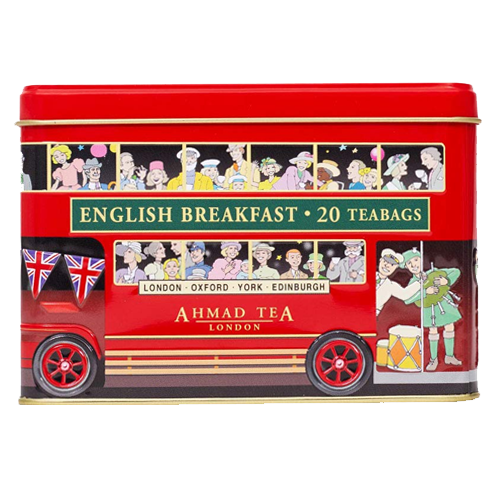 AHMAD TEAS LONDON BUS RED ENGLISH BREAKFAST 20S