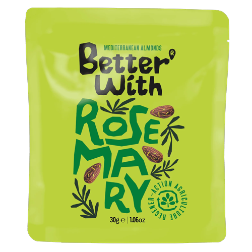 BETTER WITH ROSEMARY ALMONDS 10X 30G