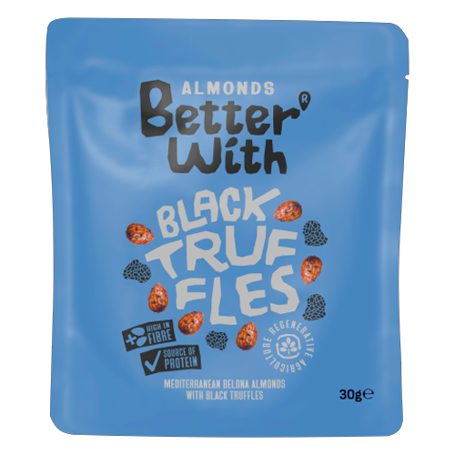 BETTER WITH BLACK TRUFFLE ALMONDS 10X 30G