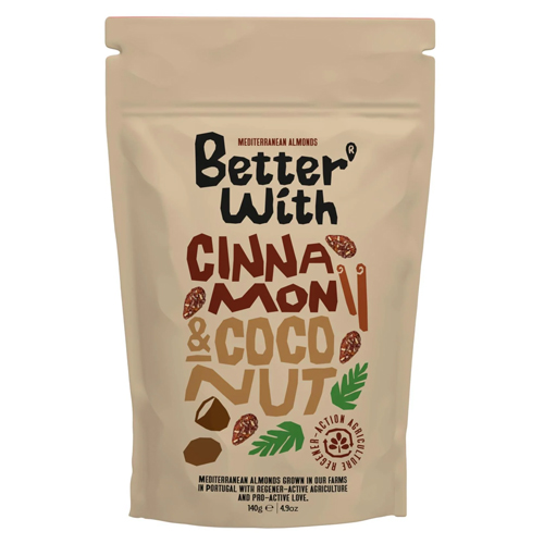 BETTER WITH CINNAMON & COCONUT ALMONDS 8X 140G