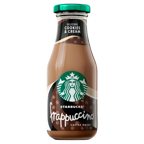STARBUCKS FRAPPUCCINO COOKIES & CREAM GLASS 250ML