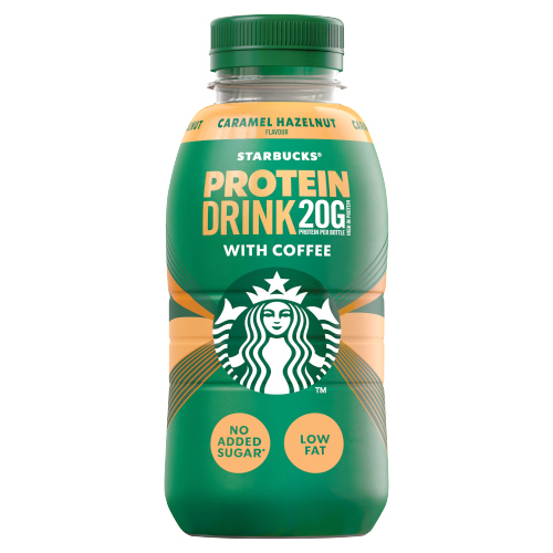 STARBUCKS PROTEIN CARAMEL HAZELNUT PET 330ML