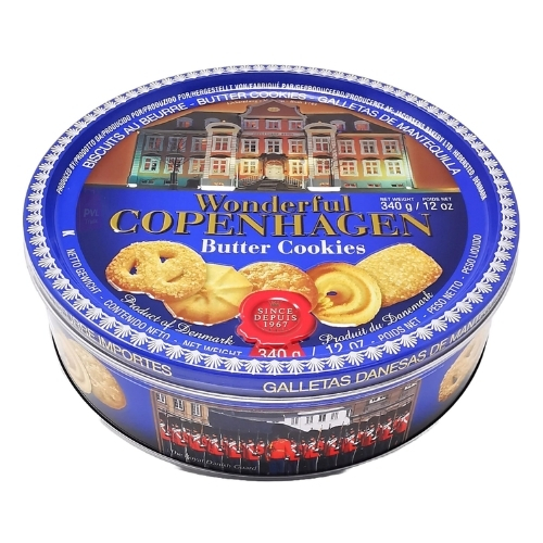 COPENHAGEN BUTTER COOKIES 340G-XMAS