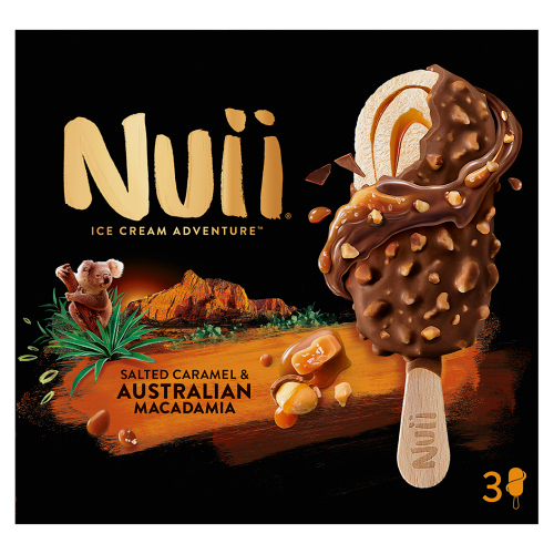 NUII ICE CREAM ADVENTURE SALTED CARAMEL & AUSTRALIAN MACADAMIA  270ML