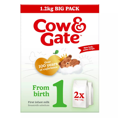 COW & GATE INFANT MILK POWDER BIG PACK 600G