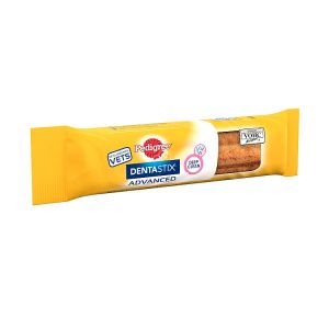 PEDIGREE DENTASTIX ADVANCED MEDIUM DOG TREAT CHICKEN 1 X DENTAL CHEW 80G