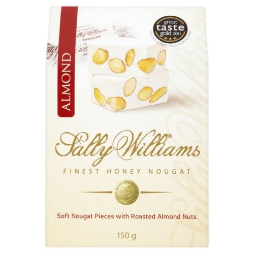 SALLY WILLIAMS SOFT NOUGAT IN ROAST ALMONDS 150G