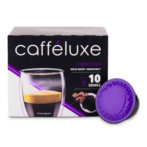 CAFFELUXE DOLCE GUSTO PODS ESPRESSO 10'S