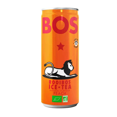 BOS ORGANIC PEACH ROOIBOS ICE TEA 12X250ML