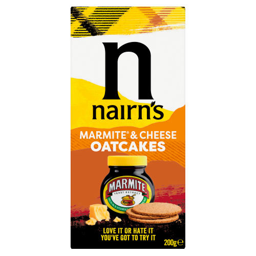 NAIRNS MARMITE & CHEESE OATCAKES 200G