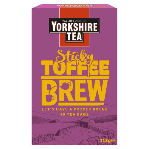 TAYLORS YORKSHIRE TEA STICKY TOFFEE BREW 112G