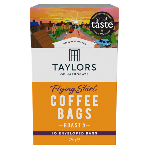 TAYLORS OF HARROGATE FLYING START COFFEE BAGS 100G