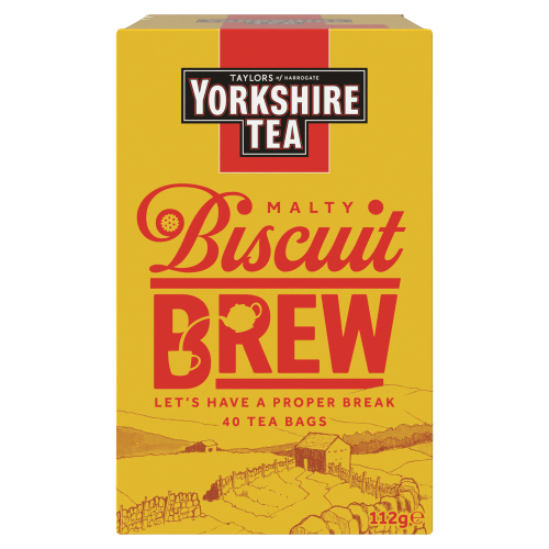 TAYLORS BISCUIT BREW TEABAGS 40S