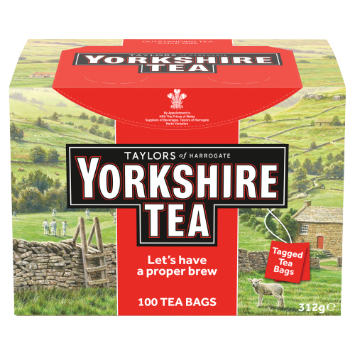 TAYLORS YORKSHIRE TEA 100S TEA BAGS 312G