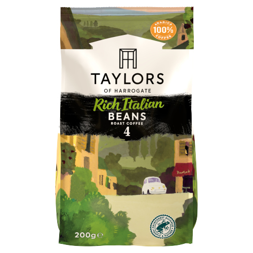 TAYLORS RICH ITALIAN COFFEE BEANS 200G
