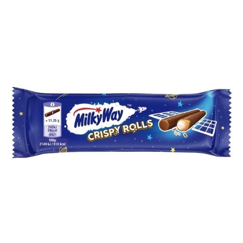 MILKY WAY MILK CHOCOLATE CRISPY ROLLS 22.5G
