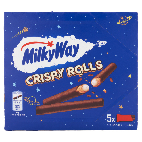 MILKY WAY CRISPY ROLLS 5PK 112.5G
