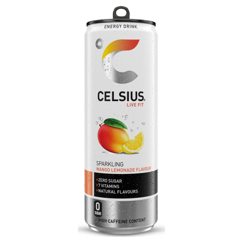 CELSIUS MANGO LEMONADE 355ML