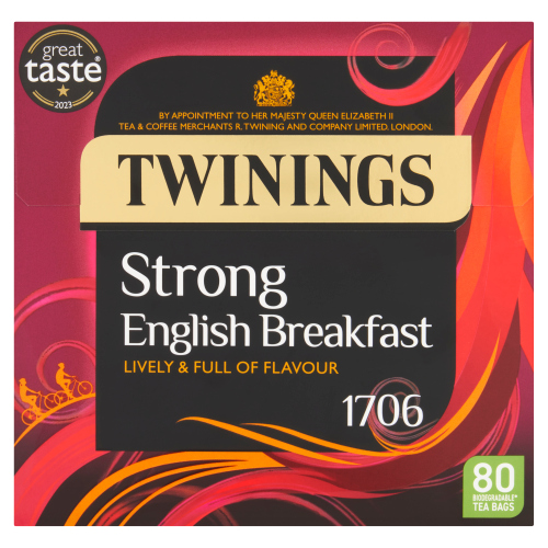 TWININGS STRONG BREAKFAST TEA 80S