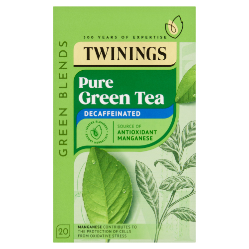 TWININGS DECAFFEINATED PURE GREEN TEA 35G