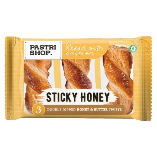 PASTRI SHOP STICKY HONEY PASTRIES 3PK 150G
