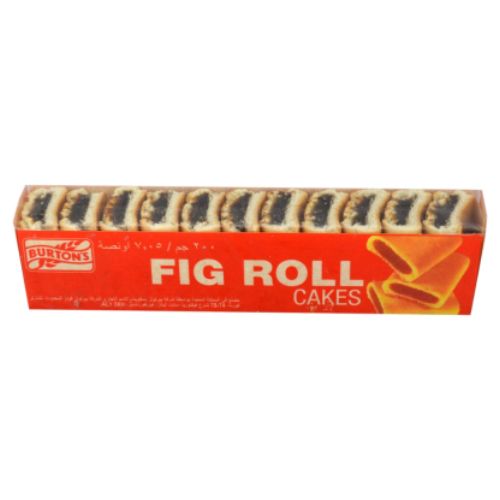 BURTONS FIG ROLLS 200G-ARABIC