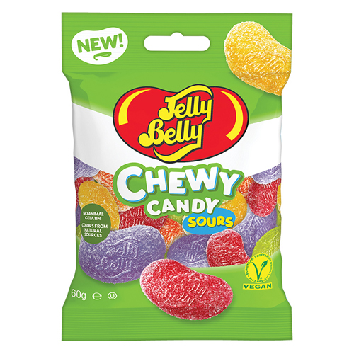 JELLY BELLY CHEW CANDY ASSORTED FLAVOURS 60G