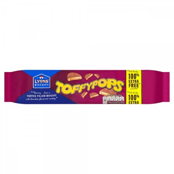 LYONS' TOFFYPOPS BISCUITS 240G