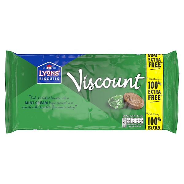 LYONS VISCOUNT MINT 100% EXTRA FREE 196G