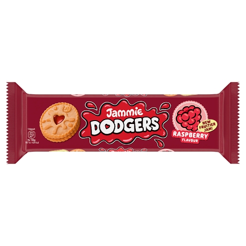 JAMMIE DODGERS 8 BISCUITS RASPBERRY FLAVOUR 140G
