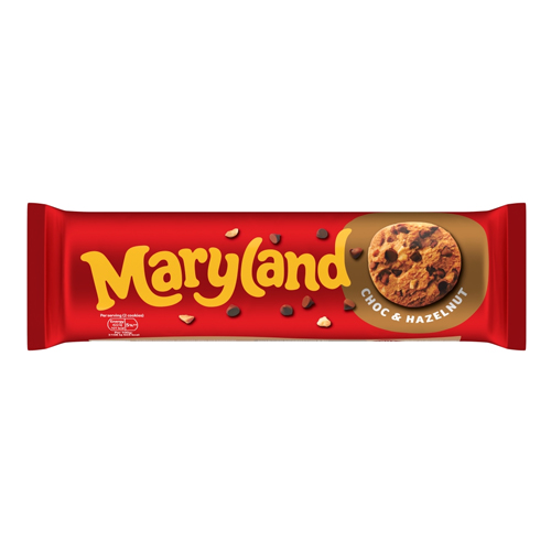 MARYLAND CHOC CHIP HAZELNUT COOKIES 200G