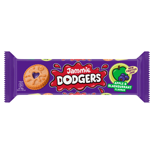 JAMMIE DODGERS APPLE & BLACKCURRANT 140G