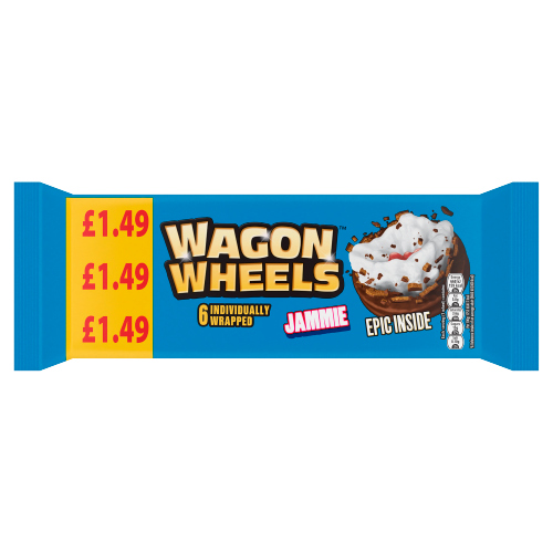 WAGON WHEELS JAMMIE PMP £1.49 228.6G