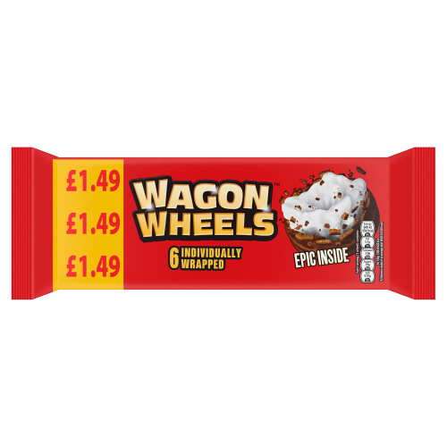 WAGON WHEELS PMP £1.49 220G