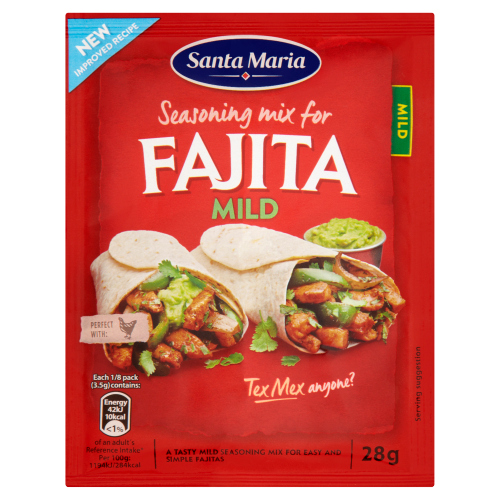 SANTA MARIA FAJITA SEASONING MIX MILD 28G