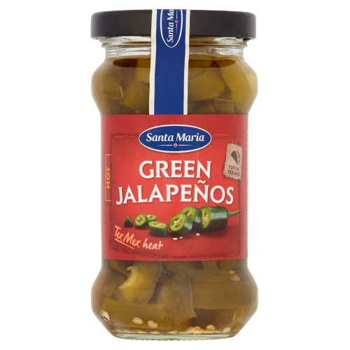SANTA MARIA GREEN HOT JALAPENOS 200G
