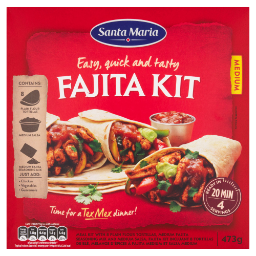 SANTA MARIA FAJITA DINNER KIT 473G